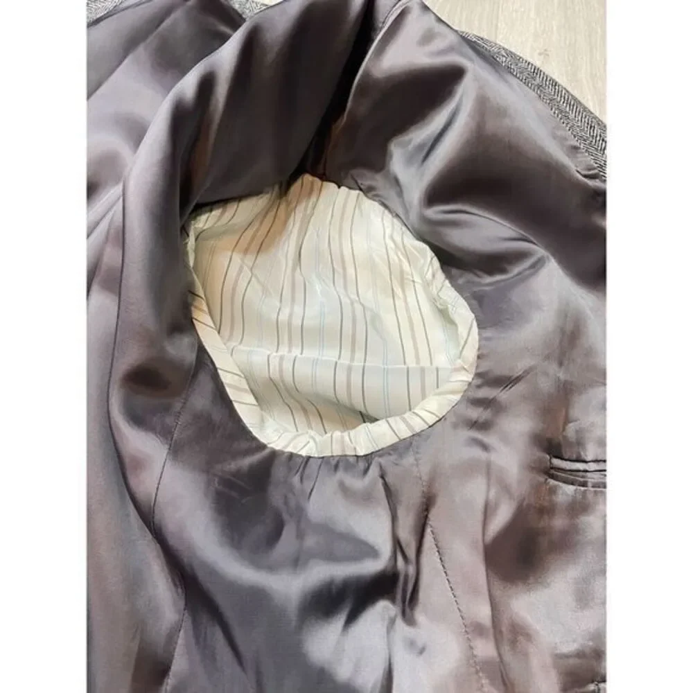 Lauren Ralph Lauren Sport‎ Coat Jacket Men 43 R Brown Tweed Wool Herringbone